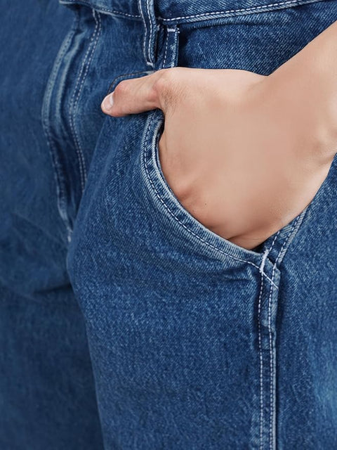 Celio Men's Blue Cotton Relaxed Fit Jeans|Celio In Lebanon