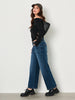 Sinsay Women's Dark Blue Denim Culottes Jeans | Sinsay In Lebanon