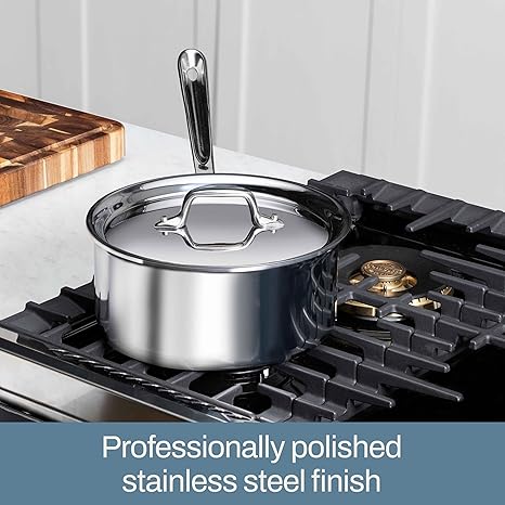 All-Clad Metalcrafters 3 Ply Stainless Steel 2 Qt Sauce Pan With Lid  | All-Clad In Lebanon
