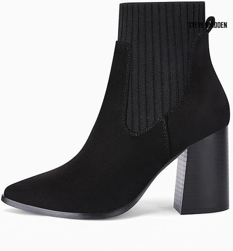 Steve Madden Women's Black Recite Heeled Boots |Steve Madden in Lebanon