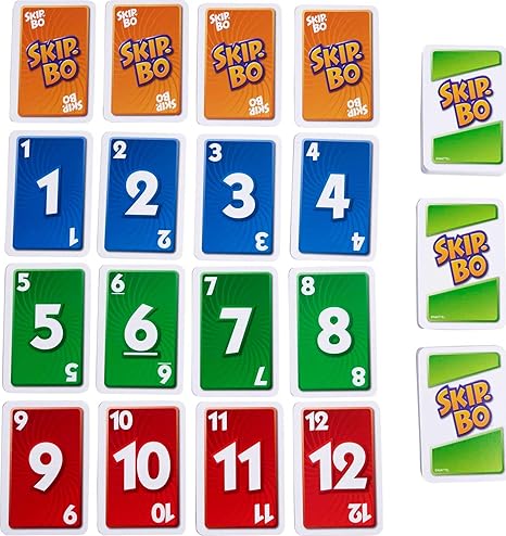 Mattel Games Skip Bo Card Game in Decorative Tin with 162 Cards | Mattel Games In Lebanon