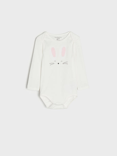 Sinsay Baby Girl's White Bodysuit | Sinsay In Lebanon