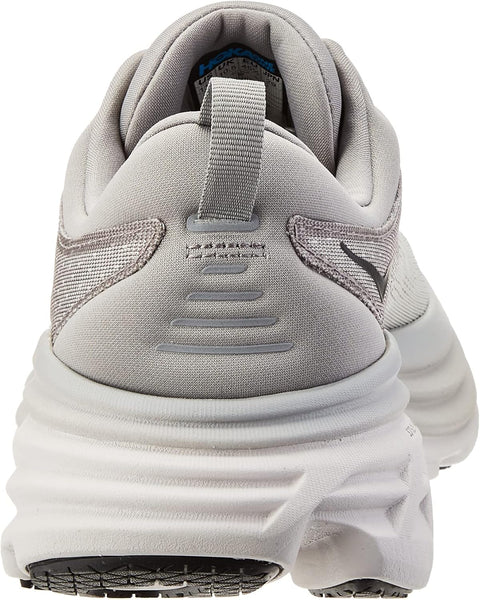 Hoka Men's Light Grey Bondi 8 Sneakers | Hoka In Lebanon