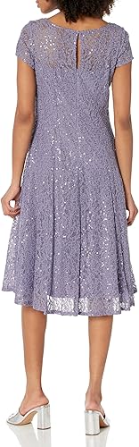 SLNY Fashion Women's Purple Dress AMZ214