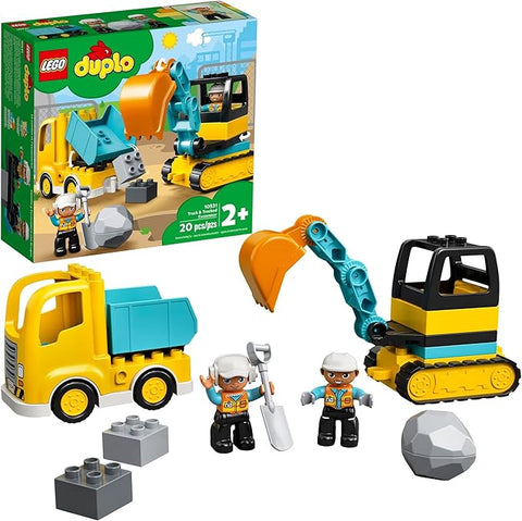 Lego Duplo Town Truck & Tracked Excavator Construction Vehicle | Lego In Lebanon