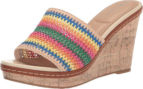 CL by Laundry Women's Multicolor Beginning Wedge Sandal | CL by Laundry In Lebanon