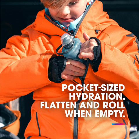 HydraPak Mammoth Grey Stow Collapsible Water Bottle –  1L | HydraPak In Lebanon