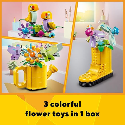 LEGO Creator 3 in 1 Flowers in Watering Can Building Toy Set | LEGO  In Lebanon