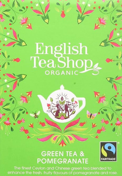 English Tea Shop Organic Green 8 Bags | English Tea Shop In Lebanon