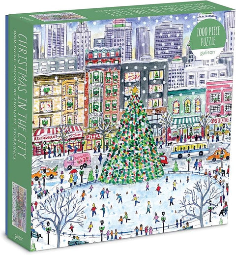 Galison Michael Storrings Christmas 1000 Piece Difficult Jigsaw Puzzle | Galison In Lebanon