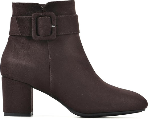 White Mountain Women's Brown Freckly Block Heeled Boot | White Mountain In Lebanon