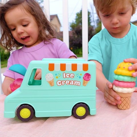 B. Toys Sweet Scoops Pretend Play Ice Cream Truck Play Set | B. Toys In Lebanon