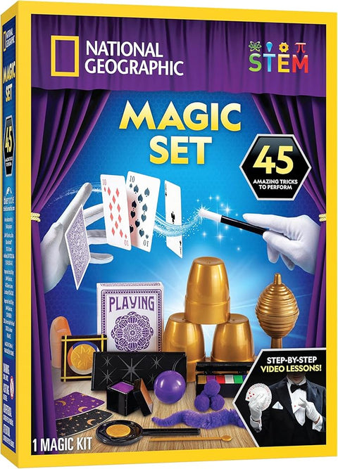 National Geographic Magic Set 45 Magic Tricks for Kids  | National Geographic In Lebanon