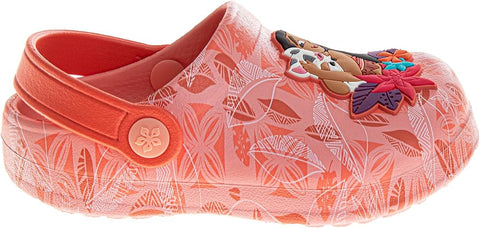 Disney Princess Baby Girl's Orange Moana and Pua Closed Toe Back strap Slippers | Disney Princess In Lebanon