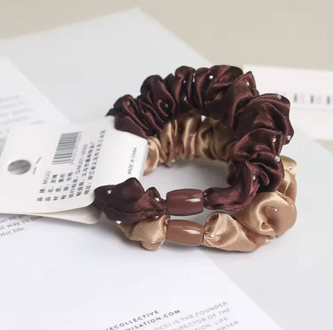 Muju 2 Piece Set Of Korean Elastic Hair Ties |Muju In Lebanon