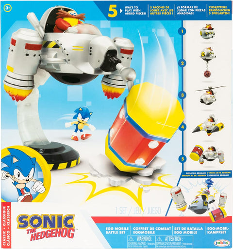 Jakks Sonic The Hedgehog Egg Sonic & Dr. Eggman 2.5 Inch Action Figures | Jakks In Lebanon