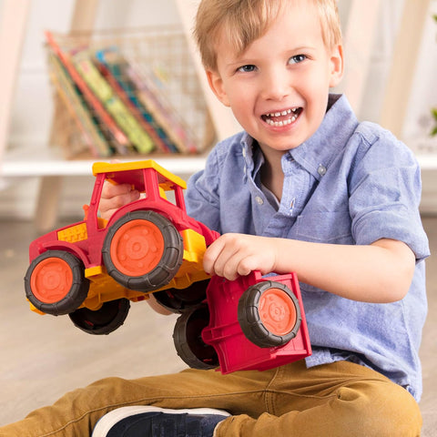 Battat Wonder Wheels  Red Toy Tractor and Trailer Farm Toys |  Battat In Lebanon