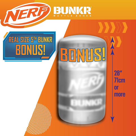 NERF BUNKR Officially Licensed Battle Royale Inflatable Bunker Battlezone - 5 Piece | BUNKR In Lebanon