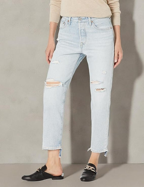 Levi's Women's Light Blue 501  Crop Jeans |Levi's In Lebanon