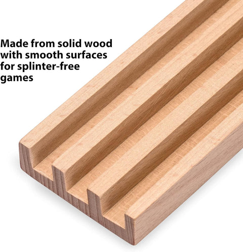 Yellow Mountain Imports Set of 4 Beechwood Domino Racks (10 Inch) | Yellow Mountain In Lebanon