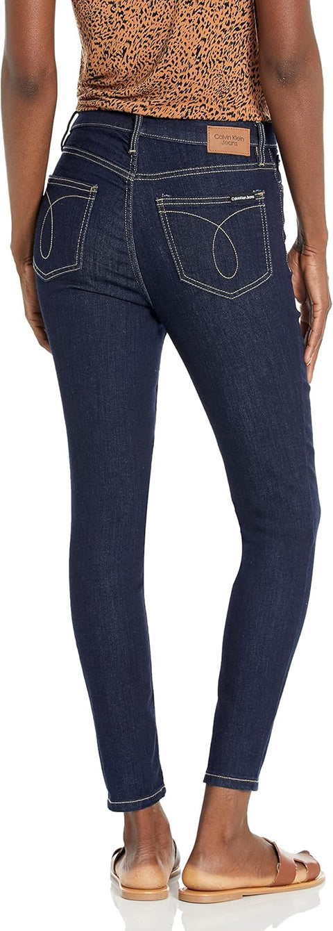 Calvin Klein Women's Navy Hi Rise Skinny Whisper Soft Denim Jeans | Calvin Klein In Lebanon
