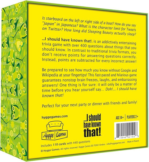 Hygge Games I Should Have Known That! | Hygge Games In Lebanon