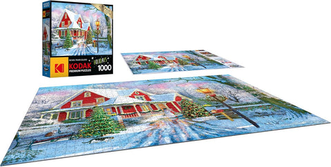 RoseArt Kodak Premium Christmas at Home 1000 Piece Jigsaw Puzzle | RoseArt In Lebanon