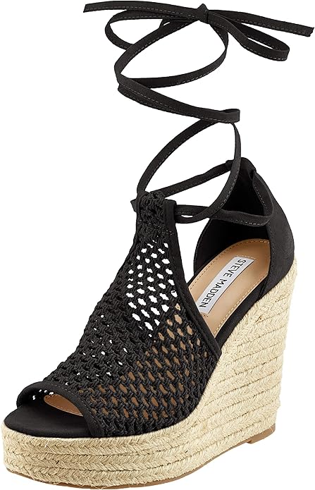 Steve Madden Women's Black Platform Heeled Sandals | Steve Madden In Lebanon