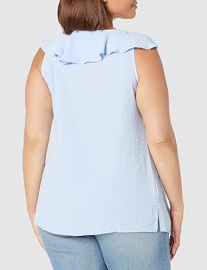 Evans Women's Light Blue Vest AMZ15