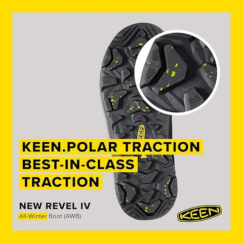 Keen Women's Black Revel 4 Mid-Height Fleece Snow Boots | Keen In Lebanon