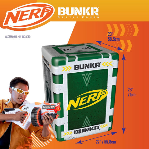 NERF BUNKR Officially Licensed Battle Royale Inflatable Bunker Battlezone - 5 Piece | BUNKR In Lebanon