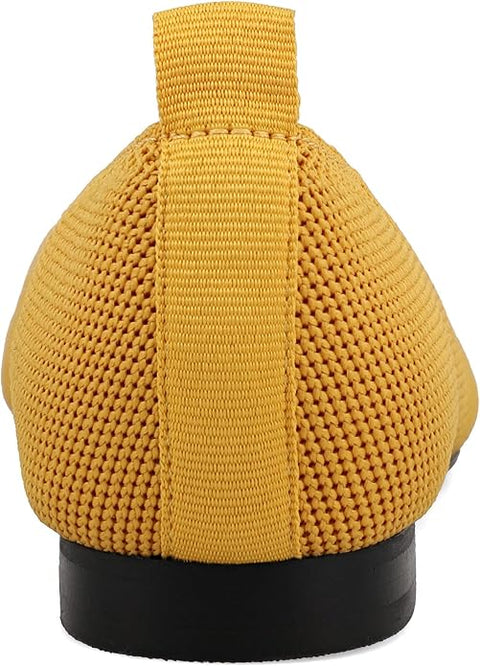 MIA Women's Mustard Rasia Round Toe Ballet Flat | MIA In Lebanon