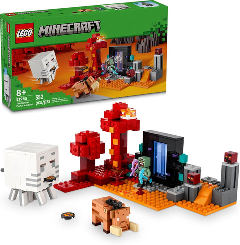 LEGO Minecraft The Nether Portal Embush Adventure Set | LEGO In Lebanon