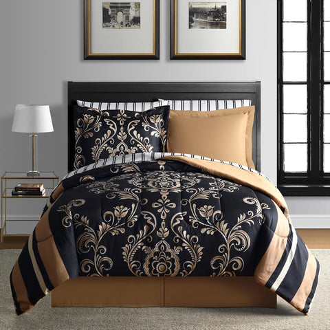 Fairfield Square Collection Sabrina Reversible 8-Piece King Size Comforter Set |Fairfield Square In Lebanon