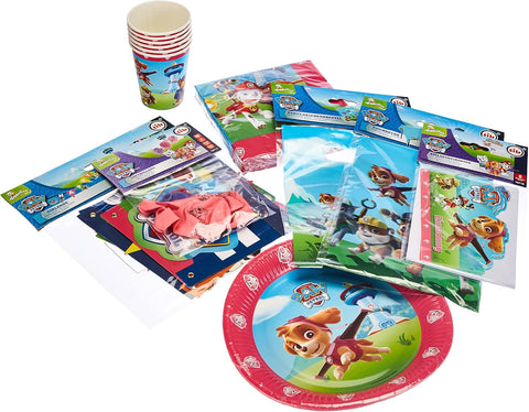 Tib Paw Patrol Girl Party Suitcase Set - 51-Piece |Tib In Lebanon