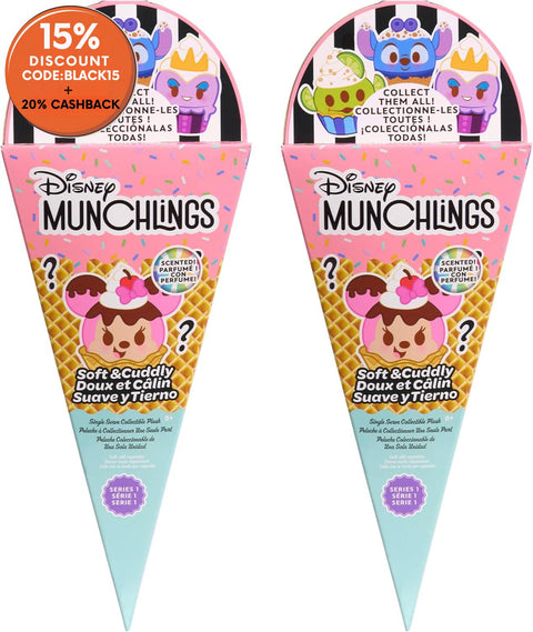 Just Play Disney Munchlings Single-Serve Scented Collectible Plush 2-Pack | Just Play Disney In Lebanon