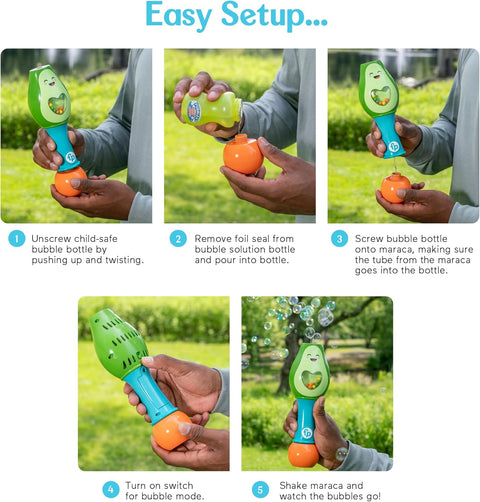 Little Kids Fisher-Price Toddler Toy Shake and Go Bubble Maraca 2-in-1 | Little Kids In Lebanon