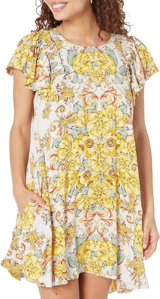 Free People Women's Multicolor Floral Mini Dress | Free People In Lebanon