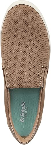 Dr. Scholl's Shoes Women's Camel Madison Trendy Slip-On Microfiber Sneakers | Dr. Scholl's Shoes In Lebanon