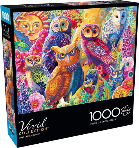 Buffalo Games - Laura Audi - Owl Autonomy - 1000 Piece Jigsaw Puzzle |Buffalo Games In Lebanon