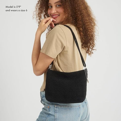 The Sak Women's Black Lumi Hand-Crochet 3-in-1 Crossbody Bag| The Sak In Lebanon