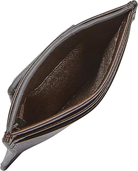 Fossil Men's Brown Leather Neel Magnetic Card Case Wallet | Fossil In Lebanon