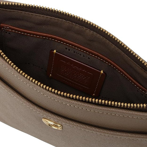 Coach Women's Beige Crossgrain Leather Kitt Crossbody |Coach In Lebanon