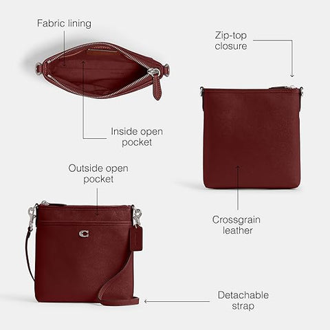 COACH Women's Burgundy Kitt Cross-Body Bags | COACH Paris In Lebanon