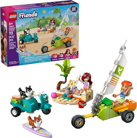 Lego Friends Surfing Dogs and Scooter Adventure Building Toy | Lego In Lebanon