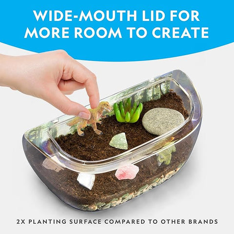 National Geographic Blue Marble Light Up Terrarium Dinosaur Toy for Kids | Blue Marble In Lebanon