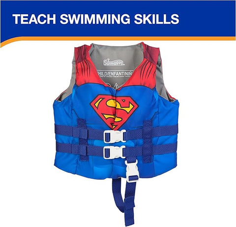 SwimWays DC Swim Trainer Superman Life Jacket | SwimWays In Lebanon