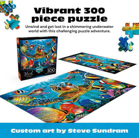 Buffalo Games Tiny Bubbles - 300 Piece Steve Sundram Ocean Scene Puzzle | Buffalo Games In Lebanon