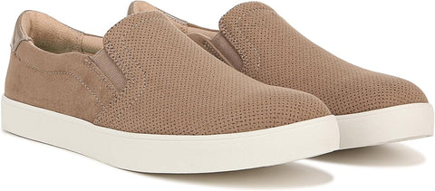 Dr. Scholl's Shoes Women's Camel Madison Trendy Slip-On Microfiber Sneakers | Dr. Scholl's Shoes In Lebanon