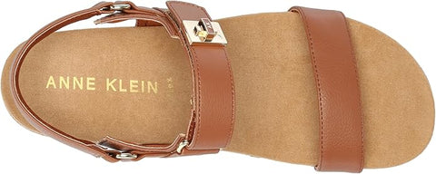 Anne Klein Women's Brown Verse Congnac  Heeled Sandals  |  Anne Klein in Lebanon